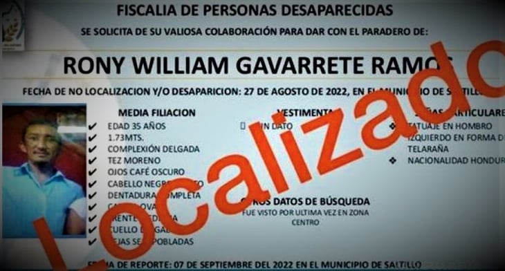 Confirma Fiscalía que los sustraídos de albergue en Saltillo están en Honduras