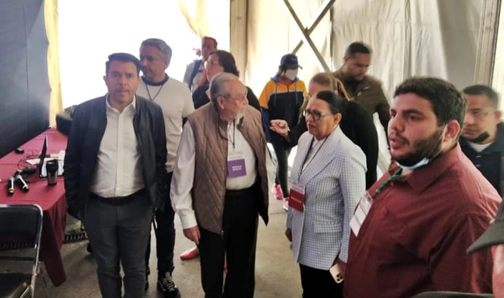 Corcholatas, legisladores y gabinete asisten a Congreso de Morena