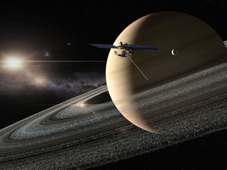 Descubren que una antigua luna originó los anillos de Saturno