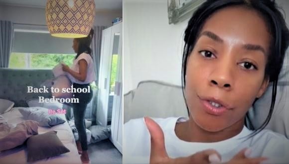 Limpió el cuarto de su hijo de 12 años, la criticaron y así reaccionó
