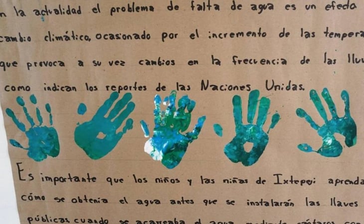 Con proyecto internacional inculcan cuidado del agua en niñez de Ixtepeji en la Sierra Norte de Oaxaca