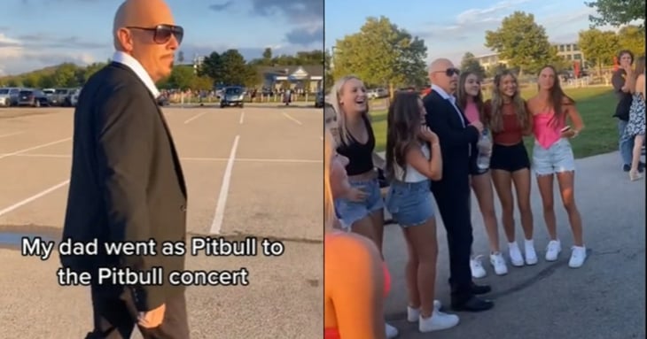 Se disfraza de Pitbull para asistir a su concierto; fans lo confunden con el original