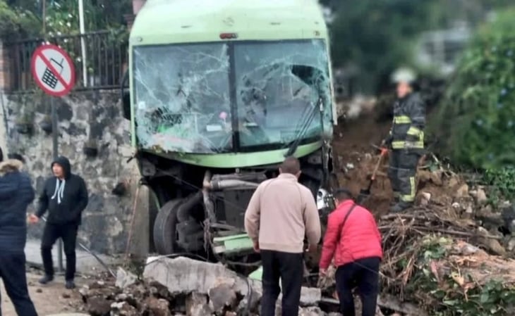 Reportan varios heridos por accidente de transporte público en la México- Cuernavaca