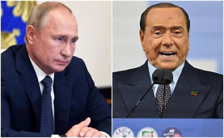 Berlusconi defiende a Putin y dice que 'lo empujaron a invadir' Ucrania