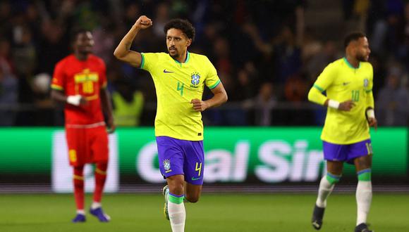 Brasil dominó a Ghana con Neymar, Richarlison y Marquinhos
