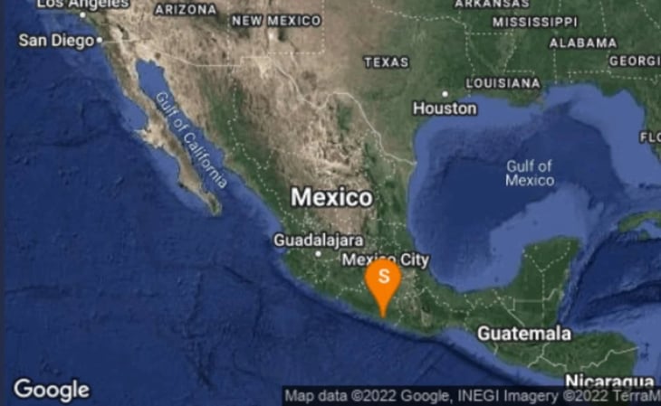 Reportan sismo de magnitud 4.9 en Guerrero