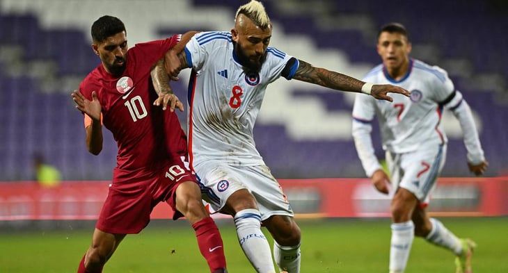 Chile igualó 2-2 ante Qatar