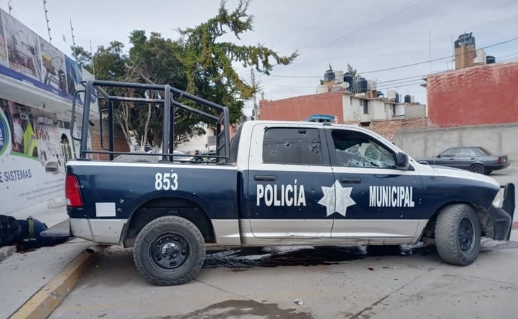 Mueren en ataque armado jefe policiaco y 5 uniformados de Calera en Zacatecas