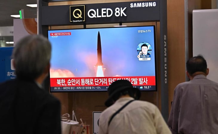 Corea del Norte lanza dos misiles balísticos ante la visita de Kamala Harris a Corea del Sur