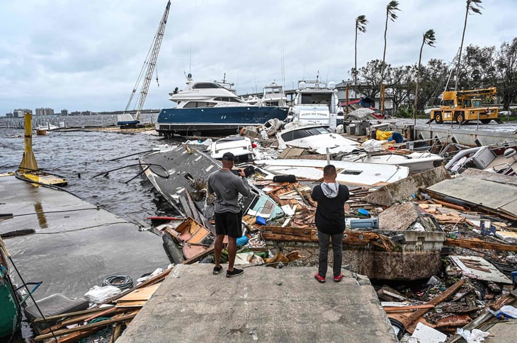 Biden declara zona de desastre los territorios afectados por Ian en Florida