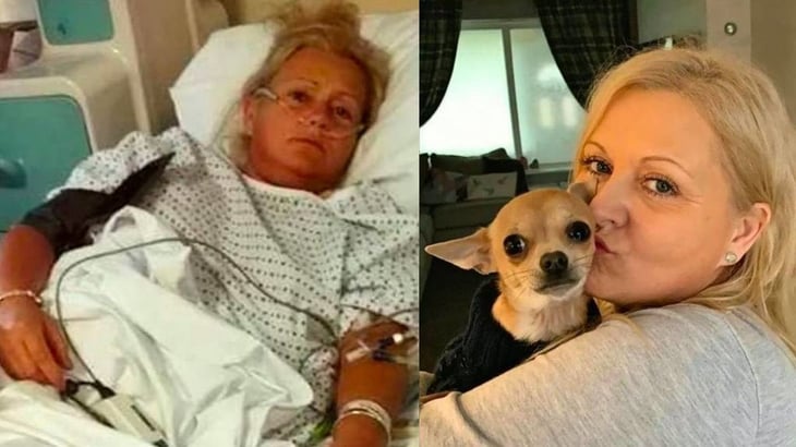 Una mujer termina hospitalizada después de que su perro defecara en su boca