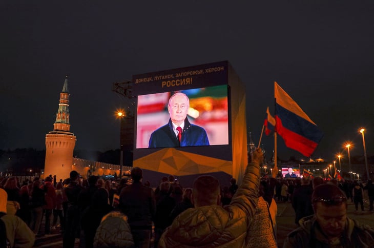 '¡La victoria será nuestra!', dice Putin sobre ofensiva en Ucrania