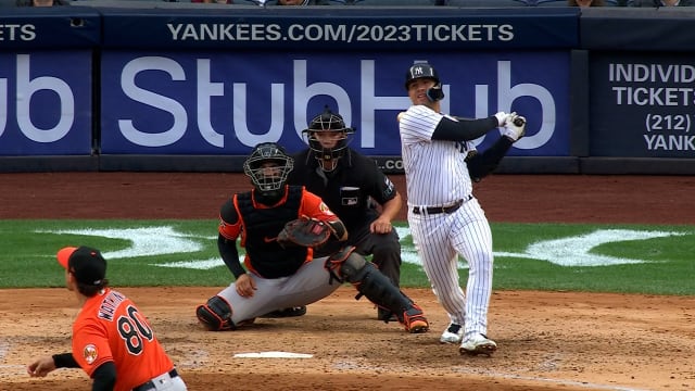 Judge sigue con 61 jonrones, Yankees aplastan a Orioles
