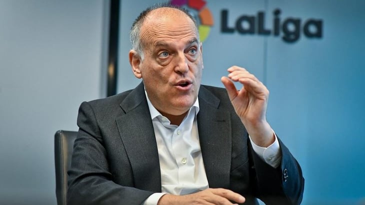 Tebas a Florentino Pérez: 'Su análisis de datos y mercado es de barra de bar'