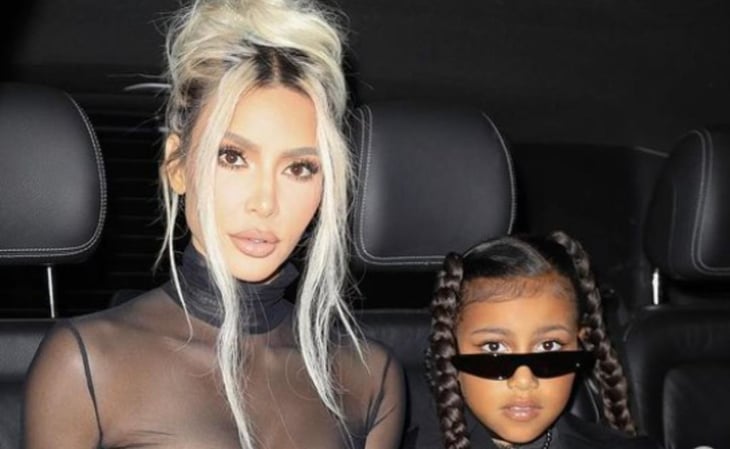 North West sorprende con una máscara de cuero al estilo de sus papás, Kim y Kanye