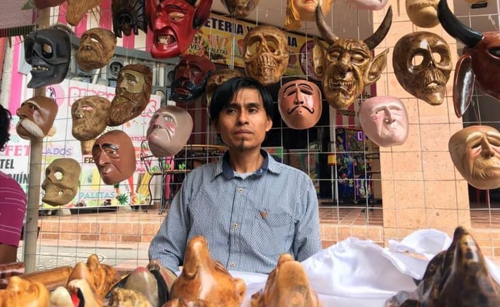 Máscaras de Pemuche, una tradición de la zona huasteca de Hidalgo para Xantolo