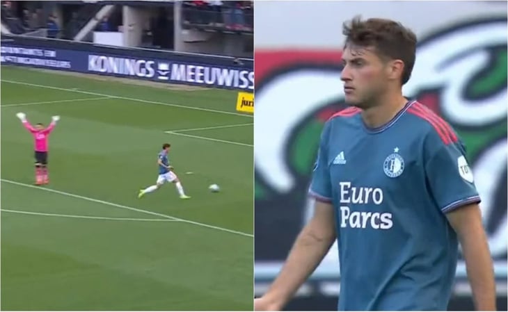 VIDEO: El polémico gol de Santiago Giménez que fue anulado en la Eredivisie