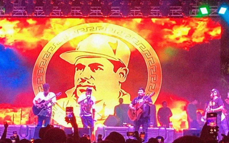 Imagen de 'El Chapo' aparece en fiesta de ayuntamiento de Culiacán