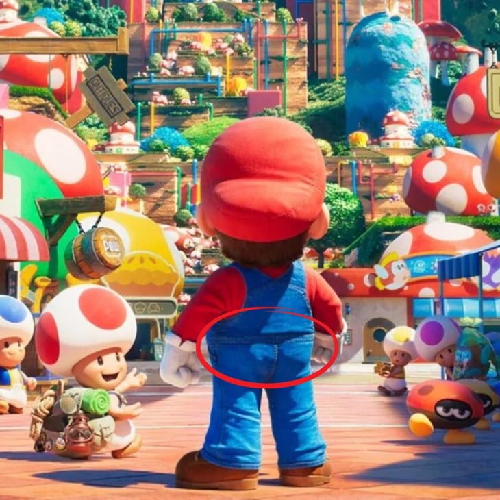 Causa polémica trasero de Mario Bros en nueva película  