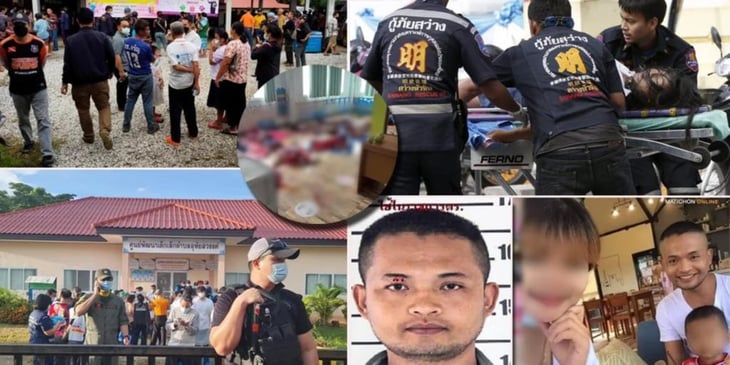 Expolicía ataca guardería y mata a 37 personas en Tailandia