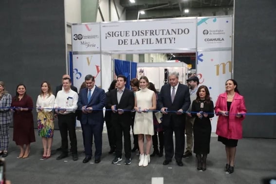 Gobernador inaugura la FIL de Nuevo León tras dos años de pandemia