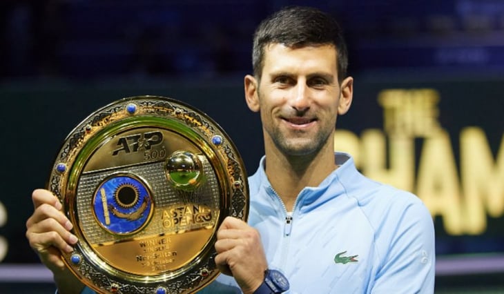 ¡Djokovic está Intratable! Aplastó a Tsitsipas y es campeón en Astana