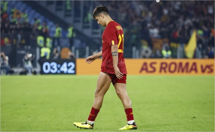Insólito: Dybala se lesiona en el gol del triunfo de la Roma