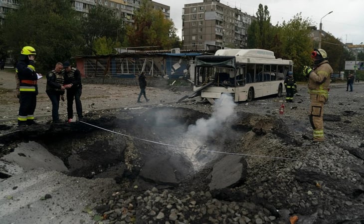 En videos, así se vivió el bombardeo masivo de Rusia en Ucrania