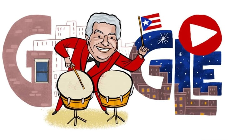Tito Puente: Google honra el legado musical del percusionista con un doodle animado