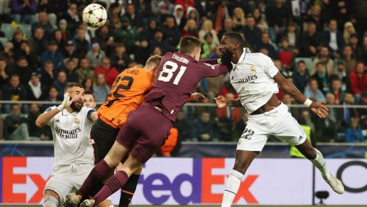 Real Madrid le empata al Shakhtar que rozó la hazaña de la jornada Uefa