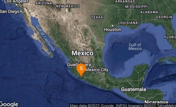Reportan sismo de 4.6 grados de magnitud con epicentro en Coalcomán, Michoacán 