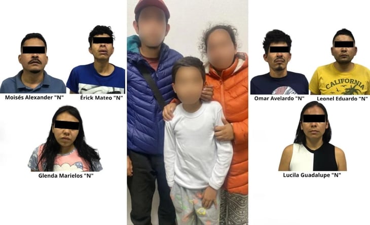 Suman 7 detenidos por secuestro de niño en Huehuetoca; pedían 4 mdp para liberarlo 