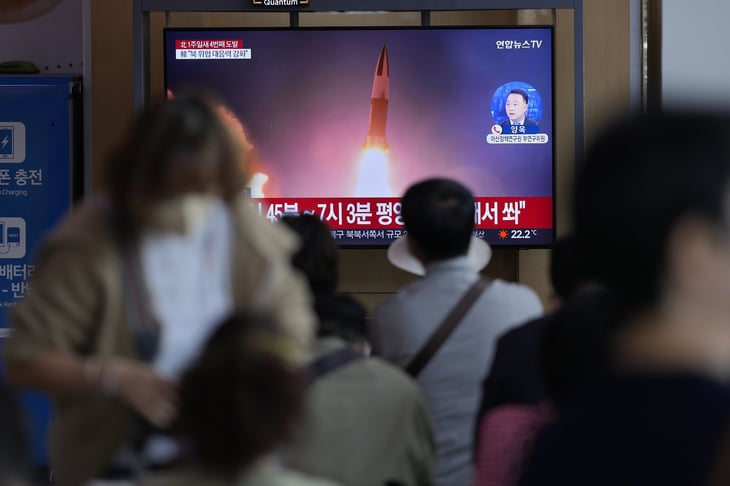 Corea del Norte lanza nuevo misil al mar de Japón, el noveno en 20 días