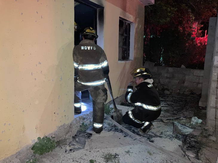 Corto circuito provoca incendio en vivienda de la colonia Barrera de Monclova 