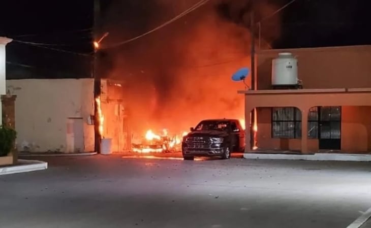 Jornada violenta en Sonora deja varios muertos, incendio de autos, casas baleadas y un motín