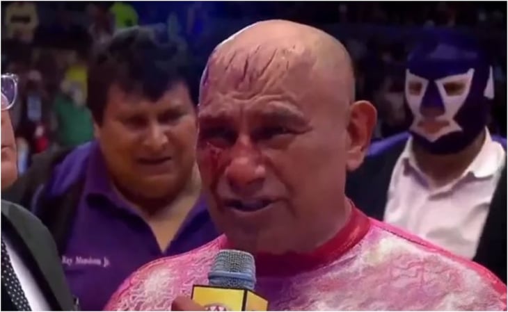 Villano IV perdió su máscara ante Pentagón Jr en Triplemanía XXX