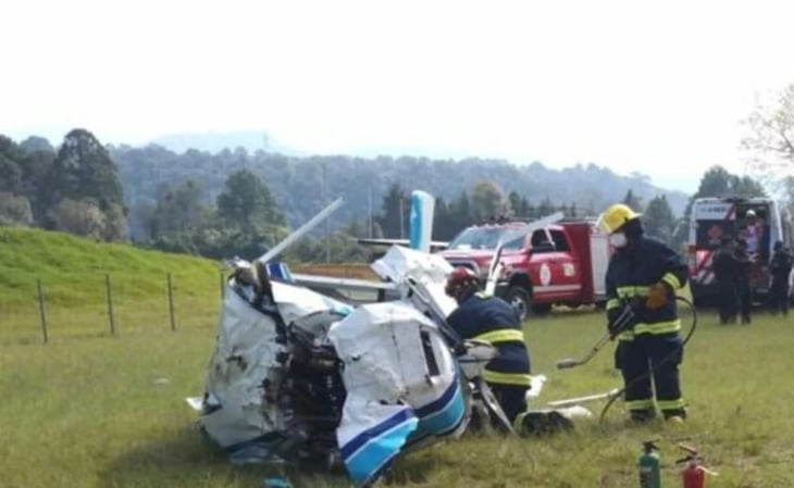 Caída de aeronave en Valle de Bravo deja un muerto y 3 lesionados 