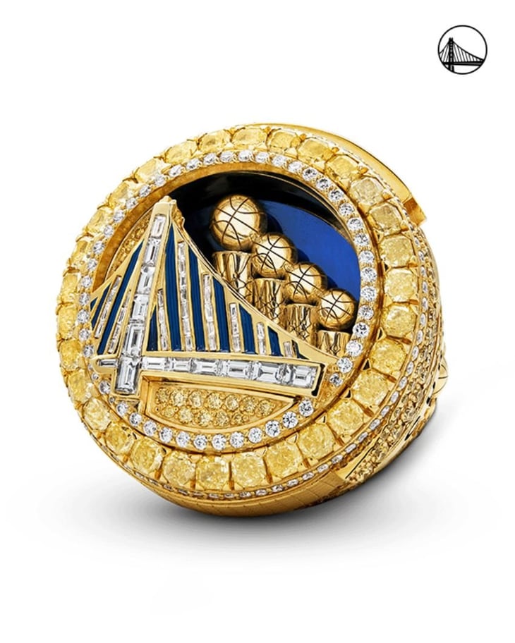 NBA: Juan Toscano recibió anillo de campeón previo al Warriors vs Lakers