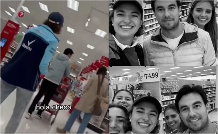 VIDEO: Aficionadas conducen kilómetros y conocen a Checo Pérez en el supermercado