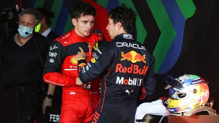 Checo Pérez: sanción a Leclerc beneficiaría al 'MEXA' en el  GP de Estados Unidos