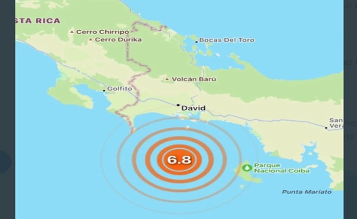 Sismo de magnitud 6.5 sacude Panamá sin consecuencias