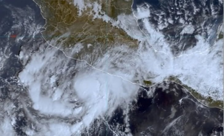 Se forma la tormenta tropical 'Roslyn' frente a las costas de Guerrero