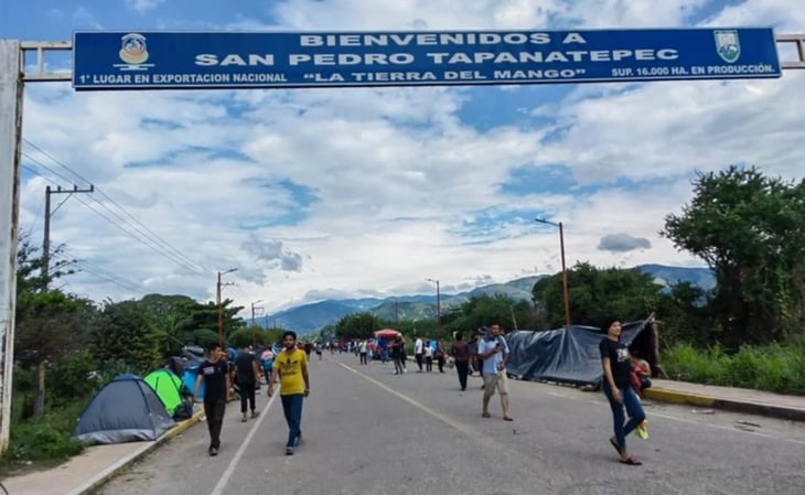 INM persigue a migrantes que intentan llegar al módulo en Oaxaca