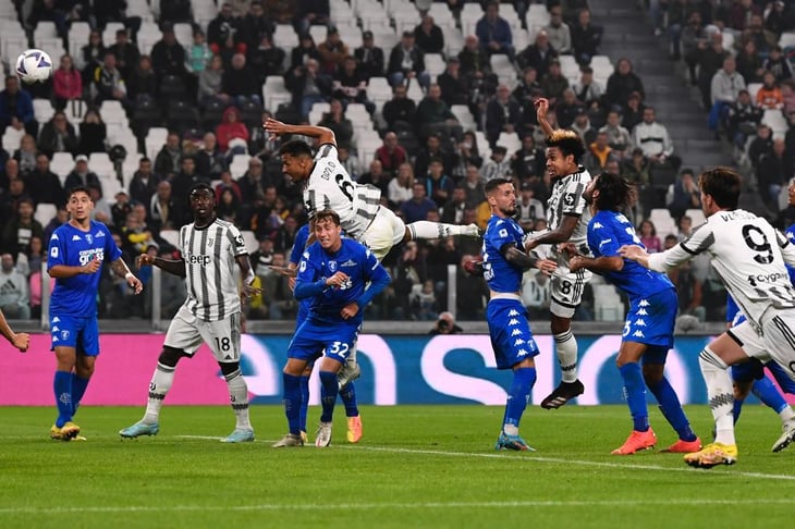 Juventus goleó al Empoli con doblete de Andrien Rabiot en el fútbol italiano Serie A