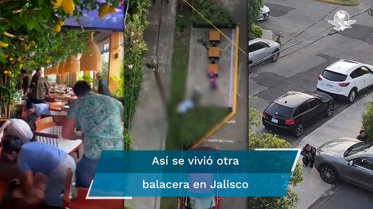 Video: “¡Por favor! ¡Pasen a la parte de en medio!”, así se vivió la balacera en restaurante de Jalisco