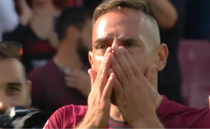 VIDEO: El emotivo llanto de Franck Ribery en su último partido como profesional