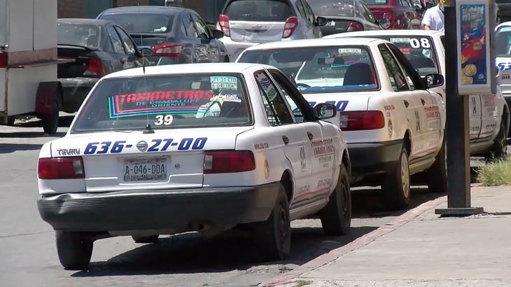 Taxistas aumentan en unidades en Monclova