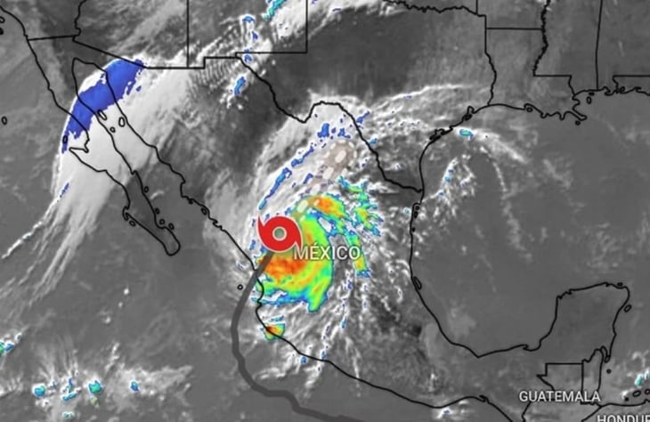 Huracán “Roslyn” se degrada a tormenta tropical; se esperan lluvias intensas en Durango, Nayarit y Sinaloa