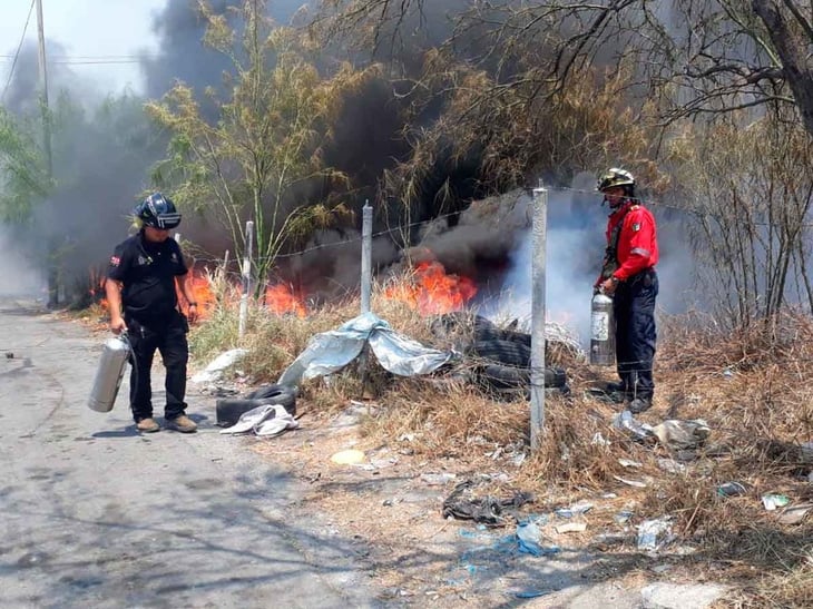 Protección Civil advierte de quemar basura en lotes baldíos