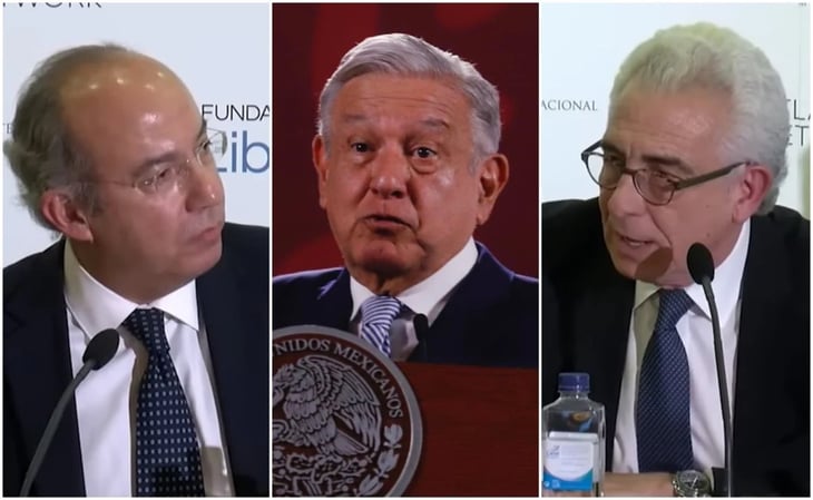 AMLO llama 'peleles' y 'títeres' a expresidentes Zedillo y Calderón tras criticar a su gobierno